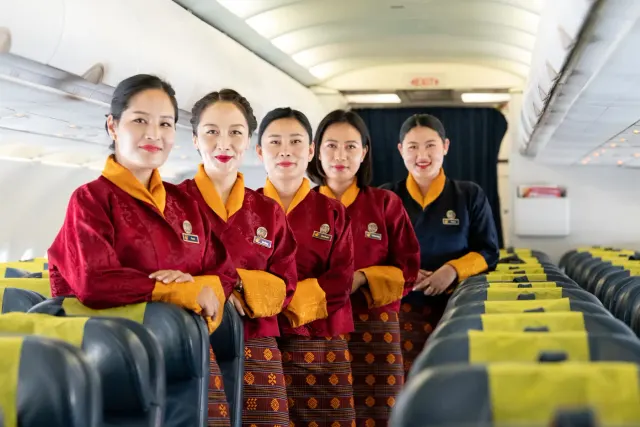 Photo: Bhutan airlines, from the company website