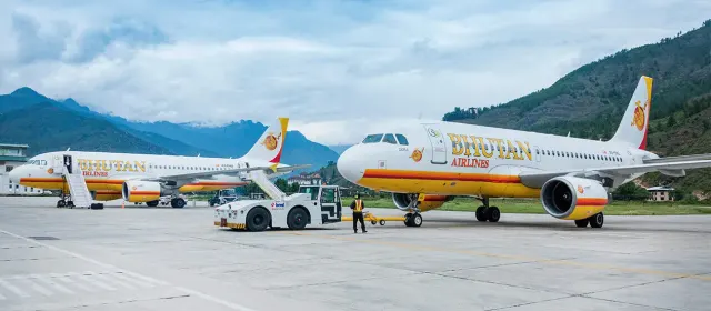 Photo: Bhutan airlines, from the company website