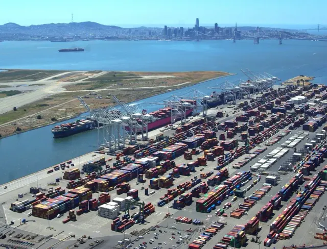 Photo: Port of Oakland, from the company website