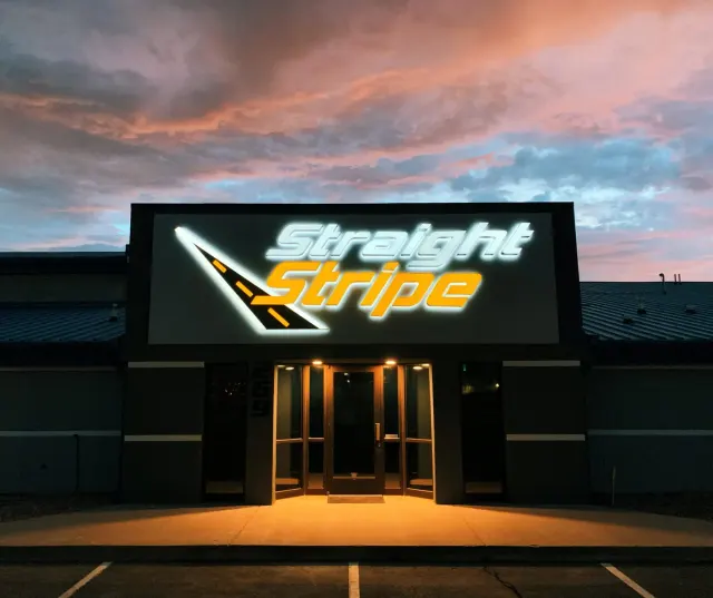 Photo: Straight Stripe Painting, from the company website