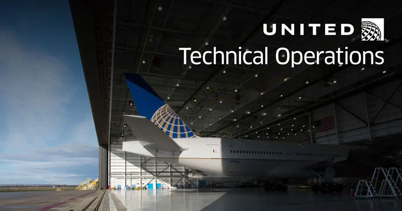 Photo: United Technical Operations, a division of United Airlines, from the company website