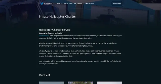 Photo: Voler Aviation Services, from the company website