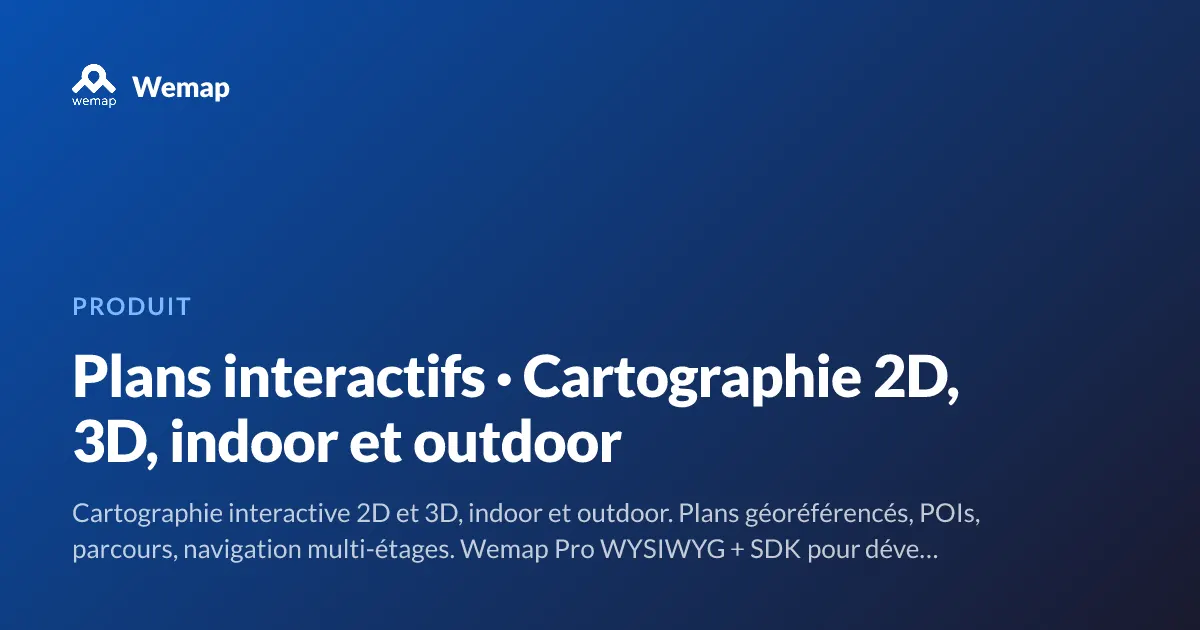 Photo: Wemap SAS, from the company website