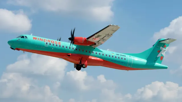 Photo: WINDROSE airlines - ТОВ Авіаційна компанія  "РОЗА ВІТРІВ", from the company website