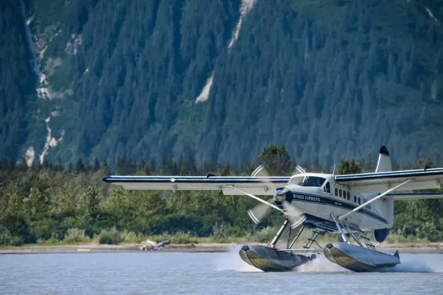 Photo: Wings Airways & the Taku Glacier Lodge, from the company website
