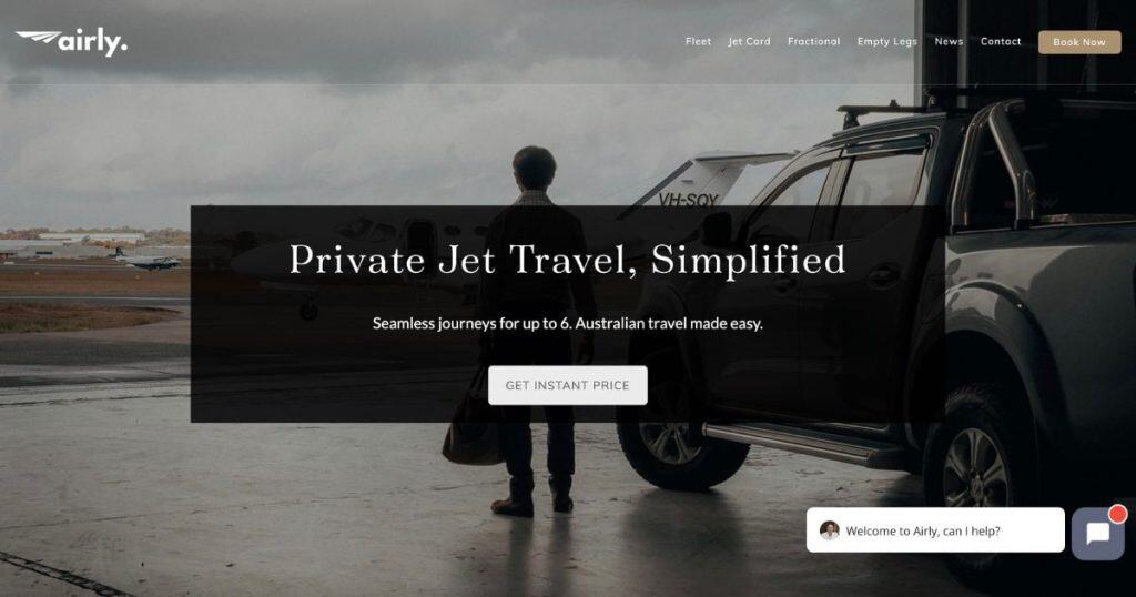 Airly - Best Private Jet Companies in Sydney