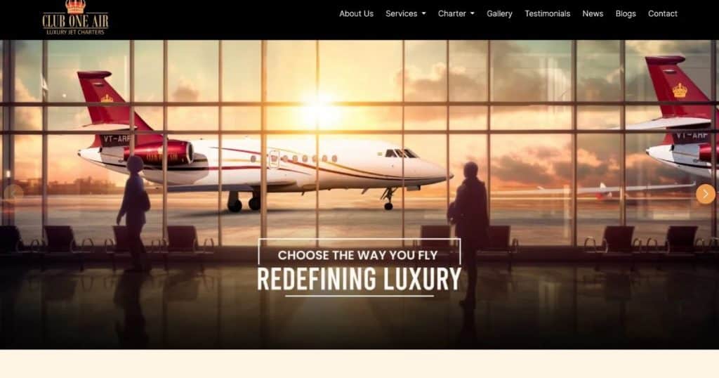 Club One Air - Veteran Luxury Charter Provider