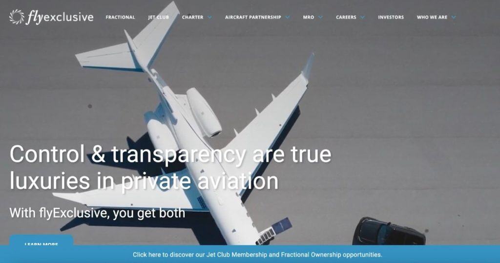 FlyExclusive - company with private jets​