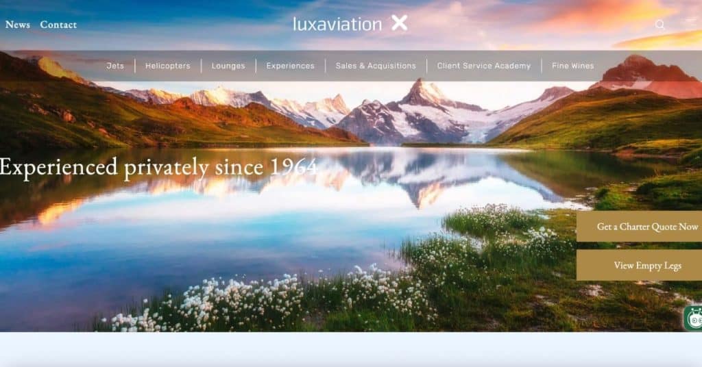 Luxaviation UK - best private jet charter company