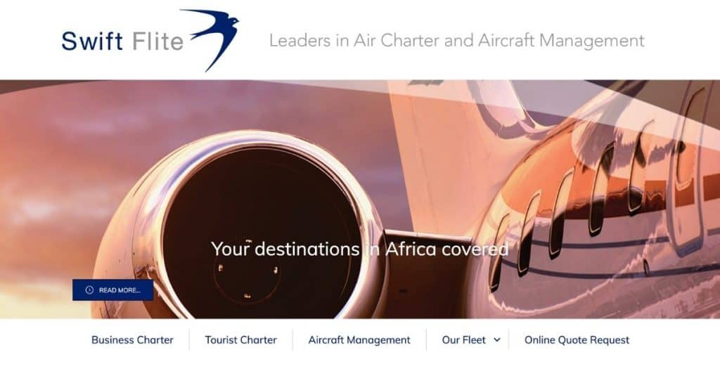 3 Luxury Private Jet Operators in Cape Town: South Africa's Ultimate Air Travel Experience 3 Swift Flite: Boutique Luxury with Personal Touch