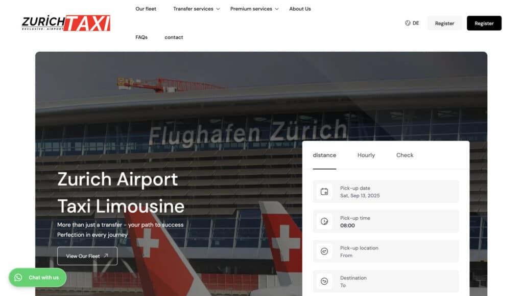 Zurich Chauffeur Services for Private Aviation (FBO Transfers) 3 Zurich Airport Taxi