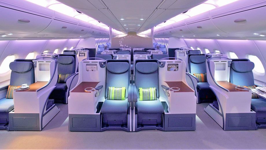 Lie-Flat Seats with Direct Aisle Access
