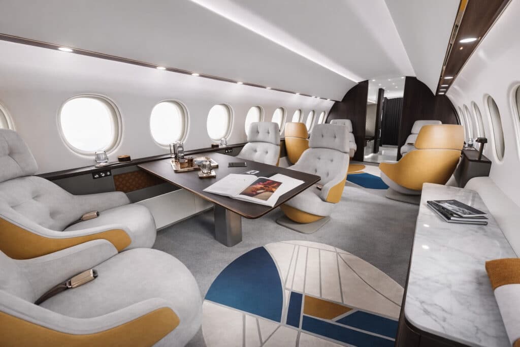 Falcon 10X Cabin: The Largest In Business Aviation
