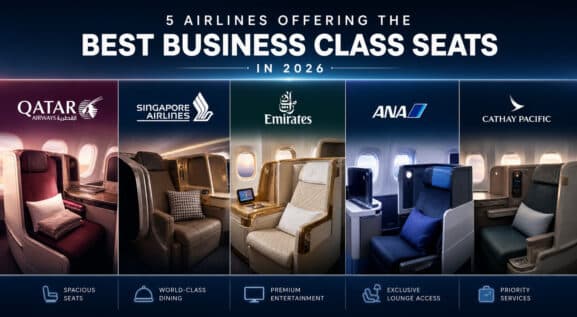 5 Airlines Offering the Best Business Class Seats in 2026