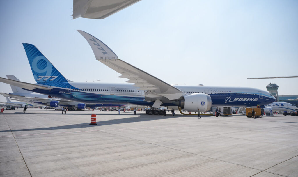 BBJ 777X: Inside Boeing's Flying Mansion for Billionaires 4 Boeing Business Jet 777X aircraft exterior