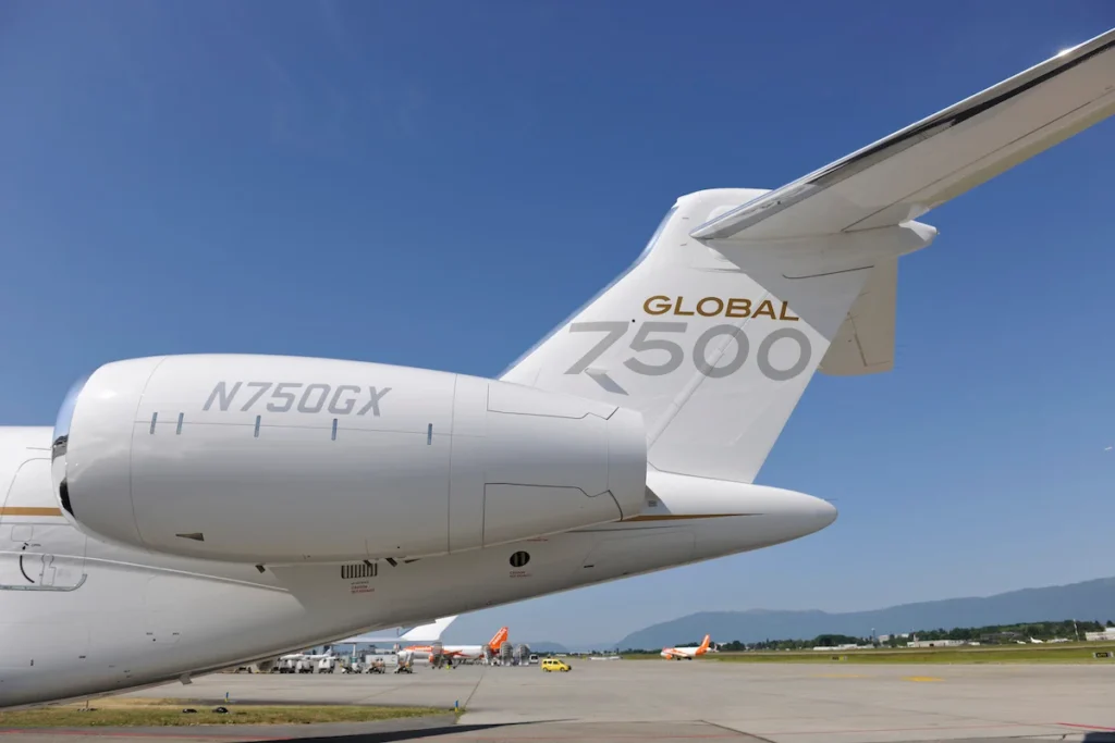 Bombardier Global 7500 Explained: The Private Jet Built for Ultra-Long-Range Luxury 3 Bombardier Global 7500 GE Passport engine detail