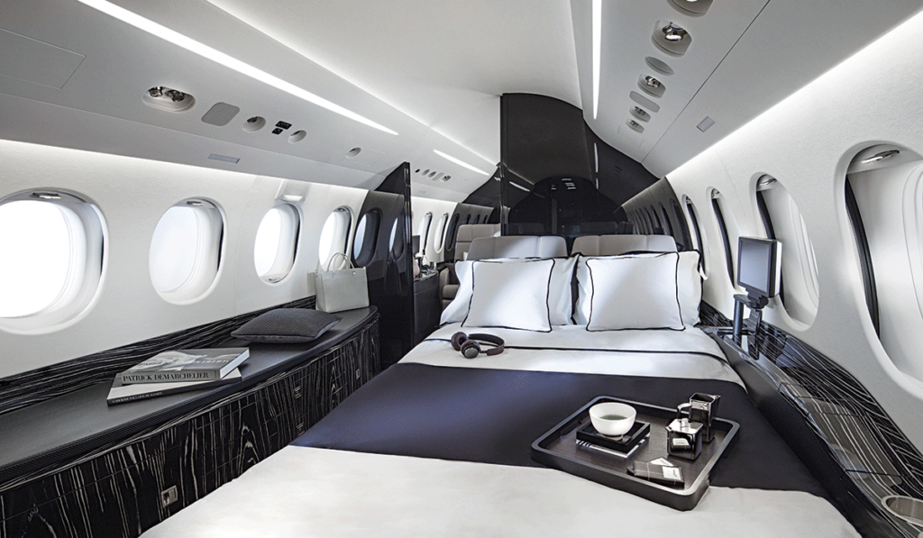 Dassault Falcon 8X Explained: France's Ultra-Long-Range Luxury Jet 2 Dassault Falcon 8X premium cabin interior