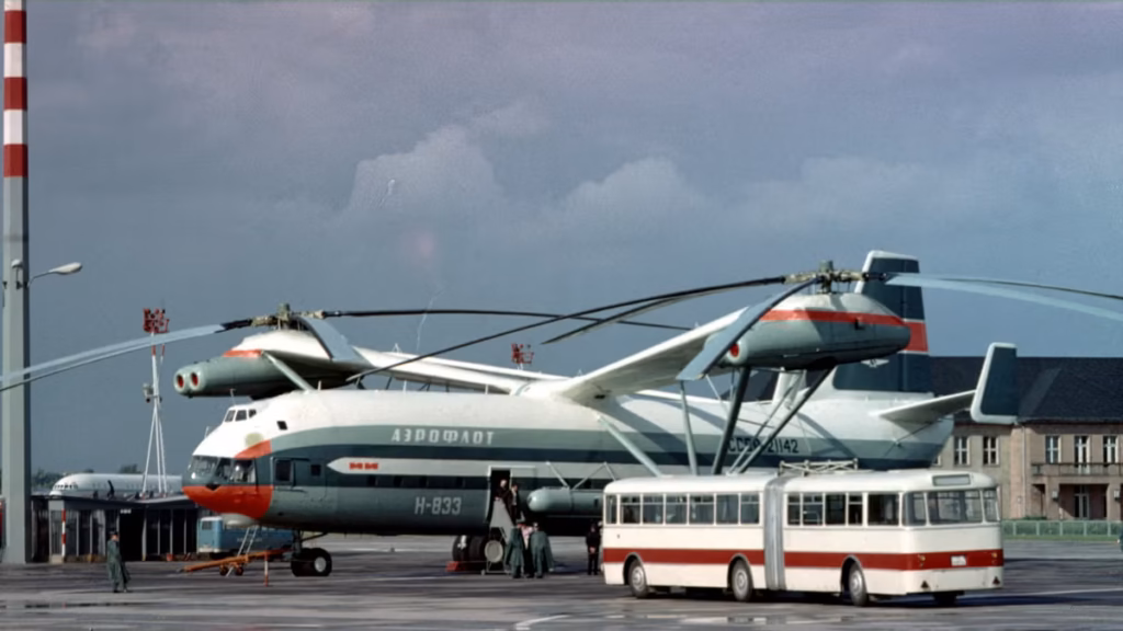10 Biggest Helicopters Ever Built - Ranked by Size and Power 2 Mil V-12 (Mi-12)