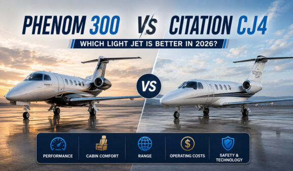 Phenom 300 vs Citation CJ4: Which Light Jet Is Better in 2026? 5 Phenom 300 vs Citation CJ4: Which Light Jet Is Better in 2026?