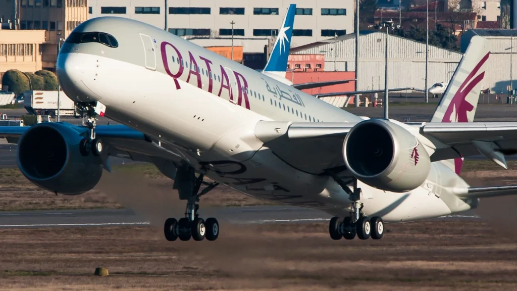 Qatar Airways Rebuilds Global Network After Iran Conflict Disrupts Operations 2 Qatar Airways A350 at Doha Airport