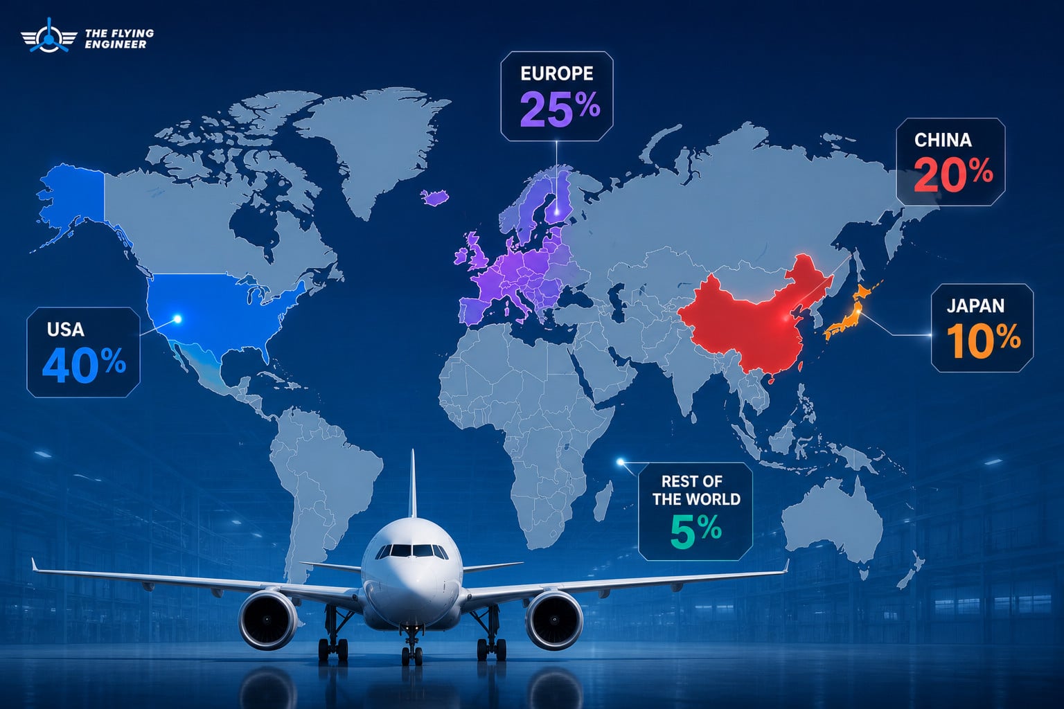 Which Country Builds the Most Aircraft in 2026? Global Aviation Manufacturing Breakdown