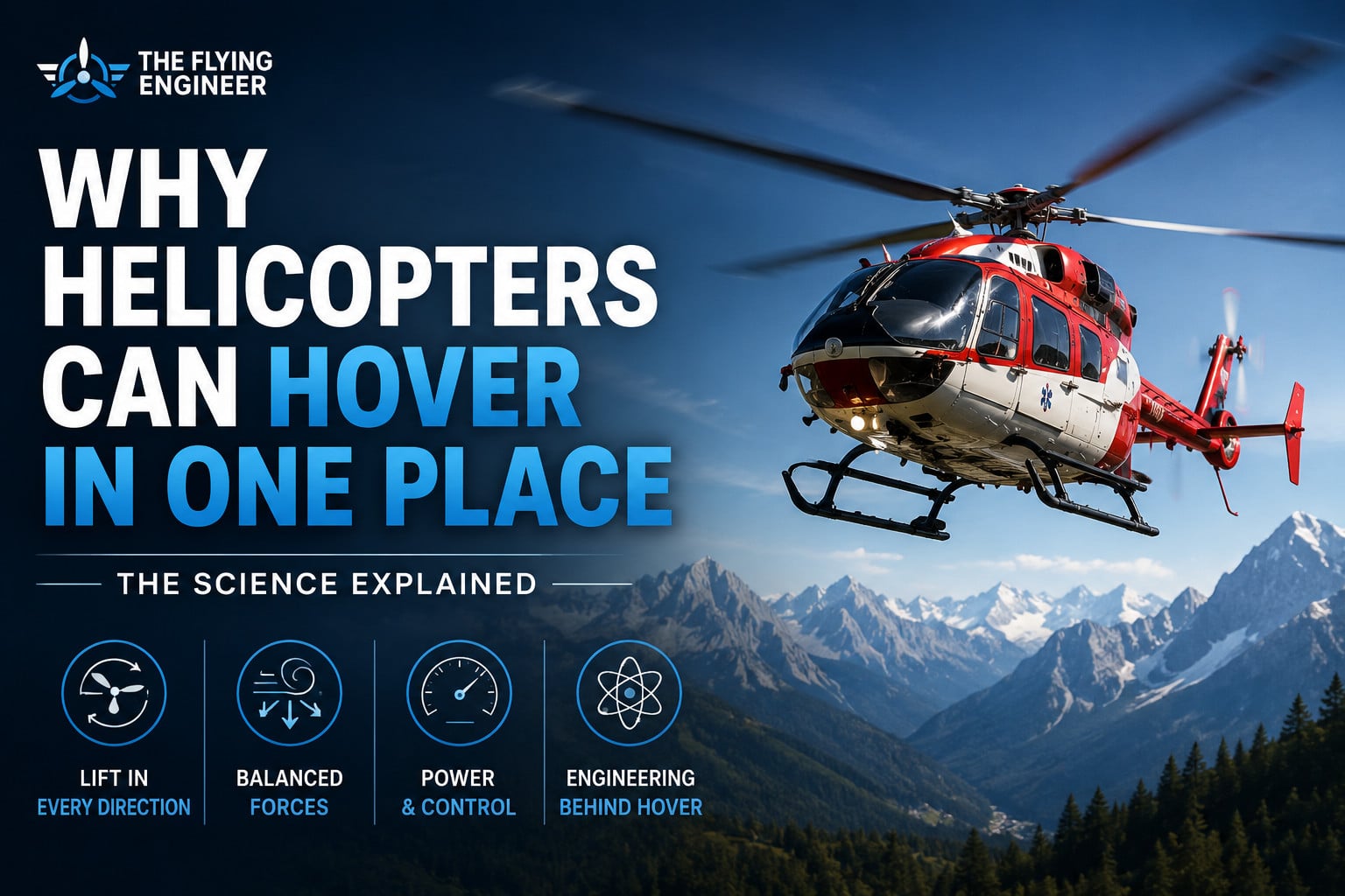 Why Helicopters Can Hover in One Place - The Science Explained